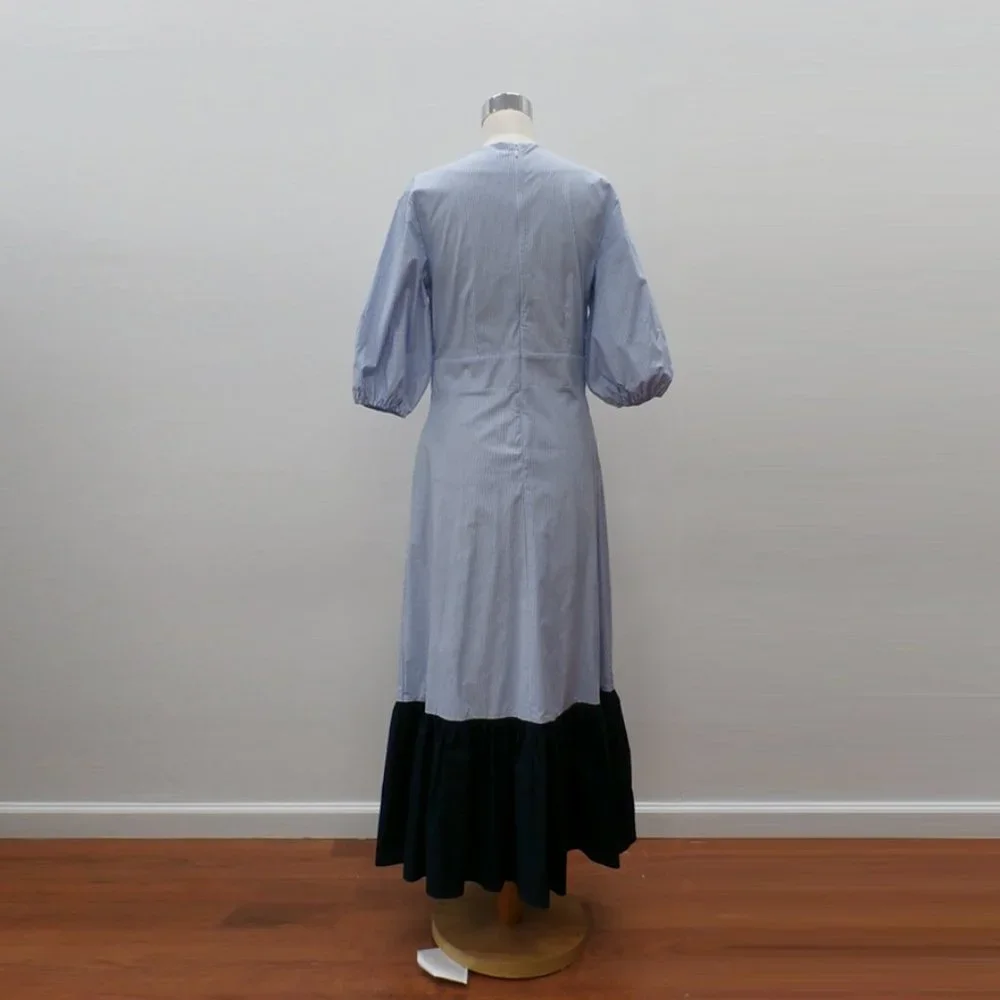 Stripe Ruffle Hem Dress (Dot & Stripe) - Picture 4 of 4